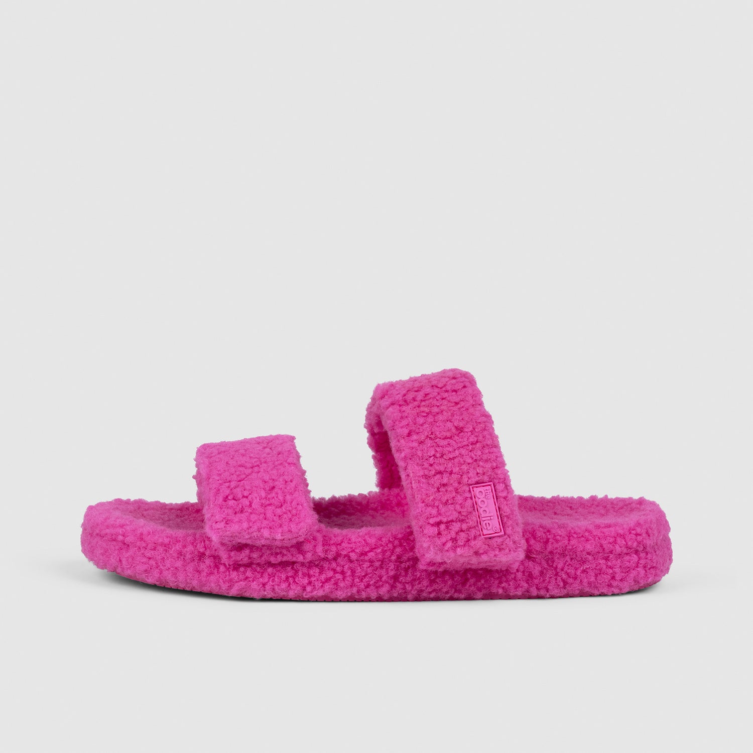 Pink Two Strap Sherpa Slide – The Oodie USA1