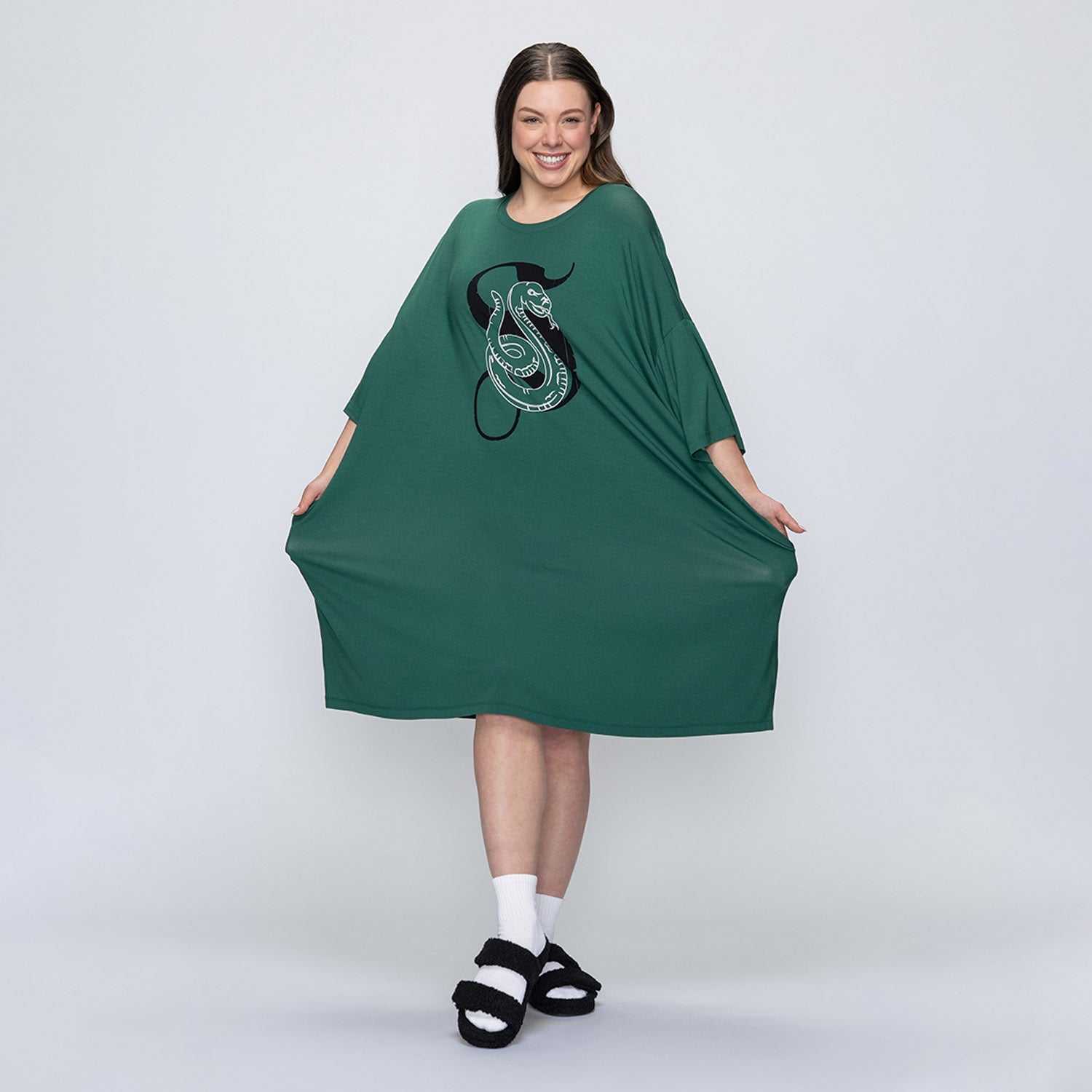 Bamboo Sleep Tee Nightshirt Harry Potter Slytherin