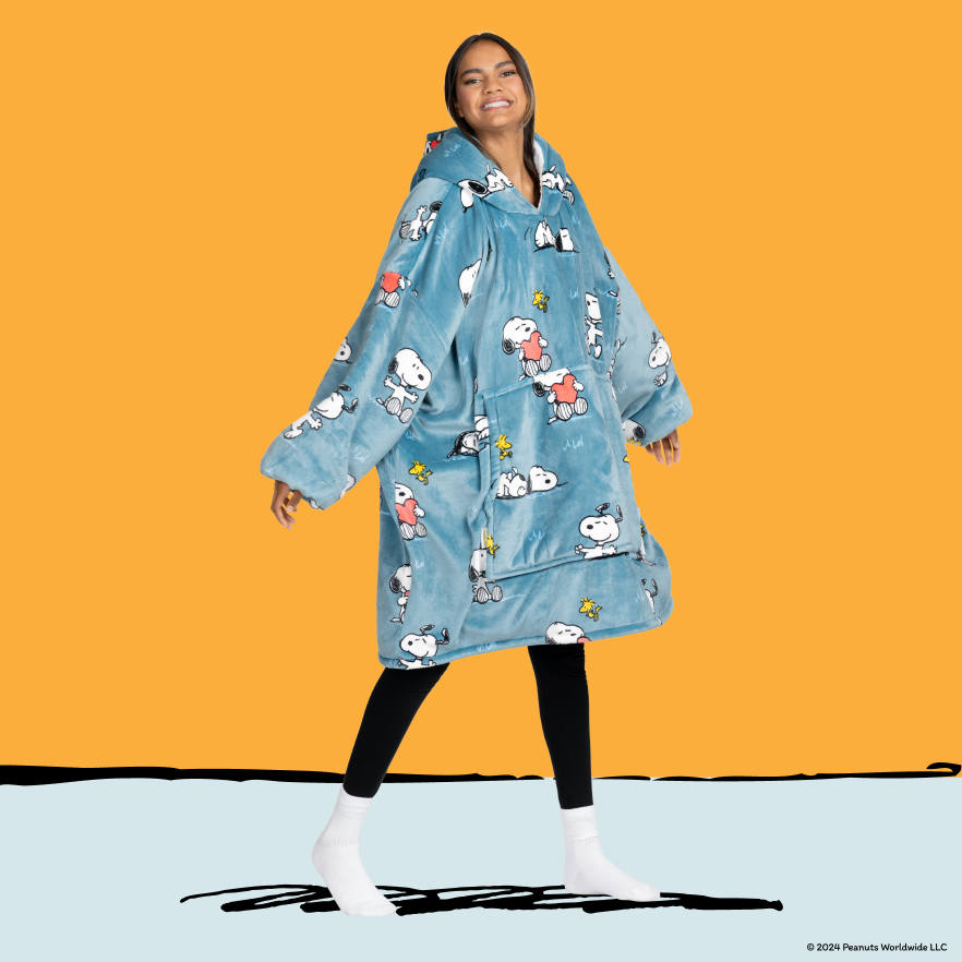 Snoopy hooded blanket hotsell