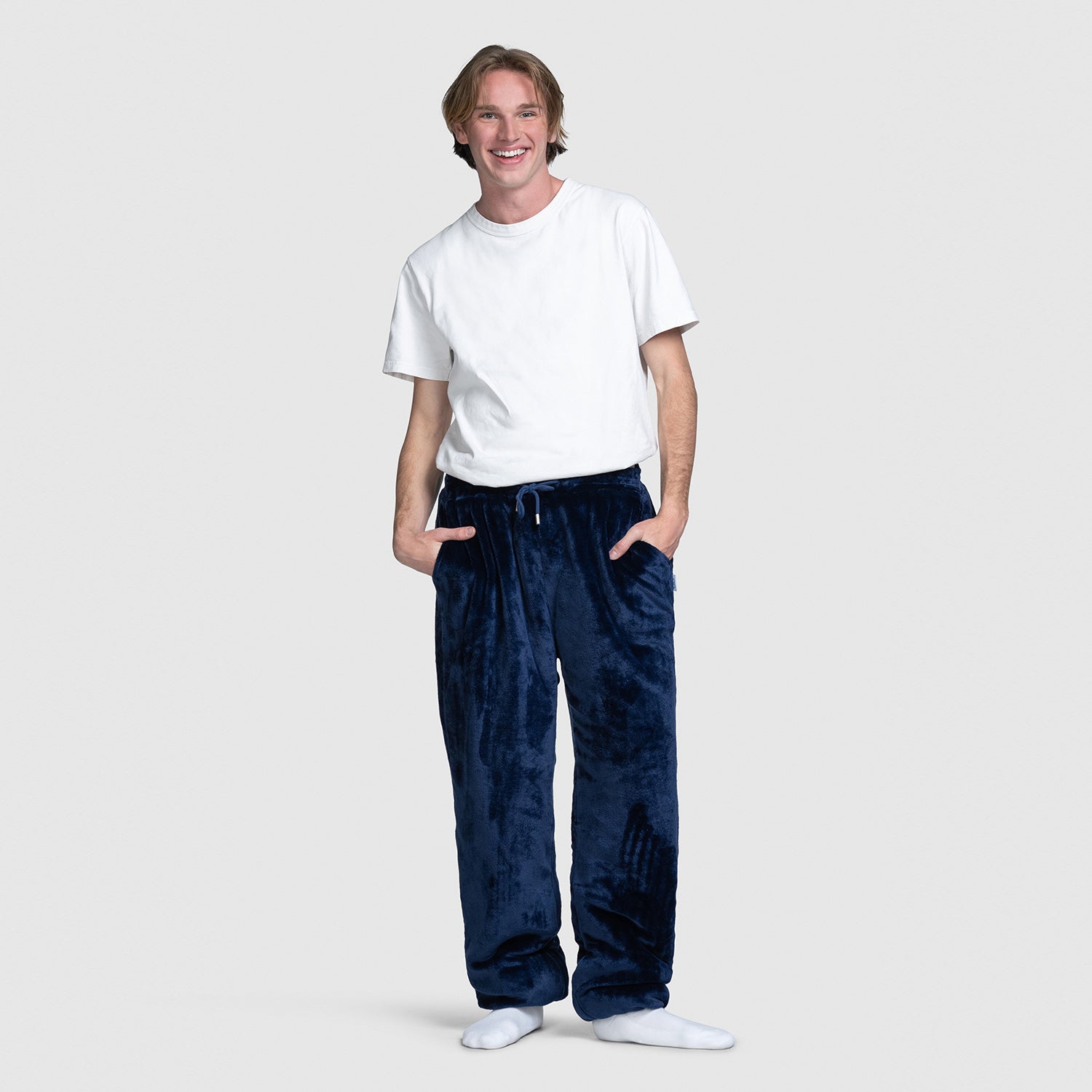 sherpa cuffed jogger