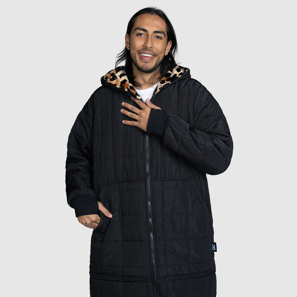 明日取下げ blackmeans Leopard Riders Jacket Pocketed Leopard Long Sleeve Denim Jacket – Charming Charlie