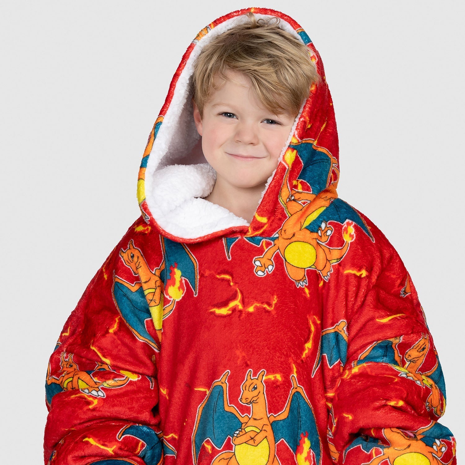 Pokmon Charizard | Oodie Original Kids Licensed | Hooded Blankets | Wearable Blanket | Made from Flannel Fleece and Sherpa Fleece | The Oodie Pokmon Charizard | Oodie Original Kids Licensed | Hooded Blankets | Wearable Blanket | Made from Flannel Fleece and Sherpa Fleece | The Oodie