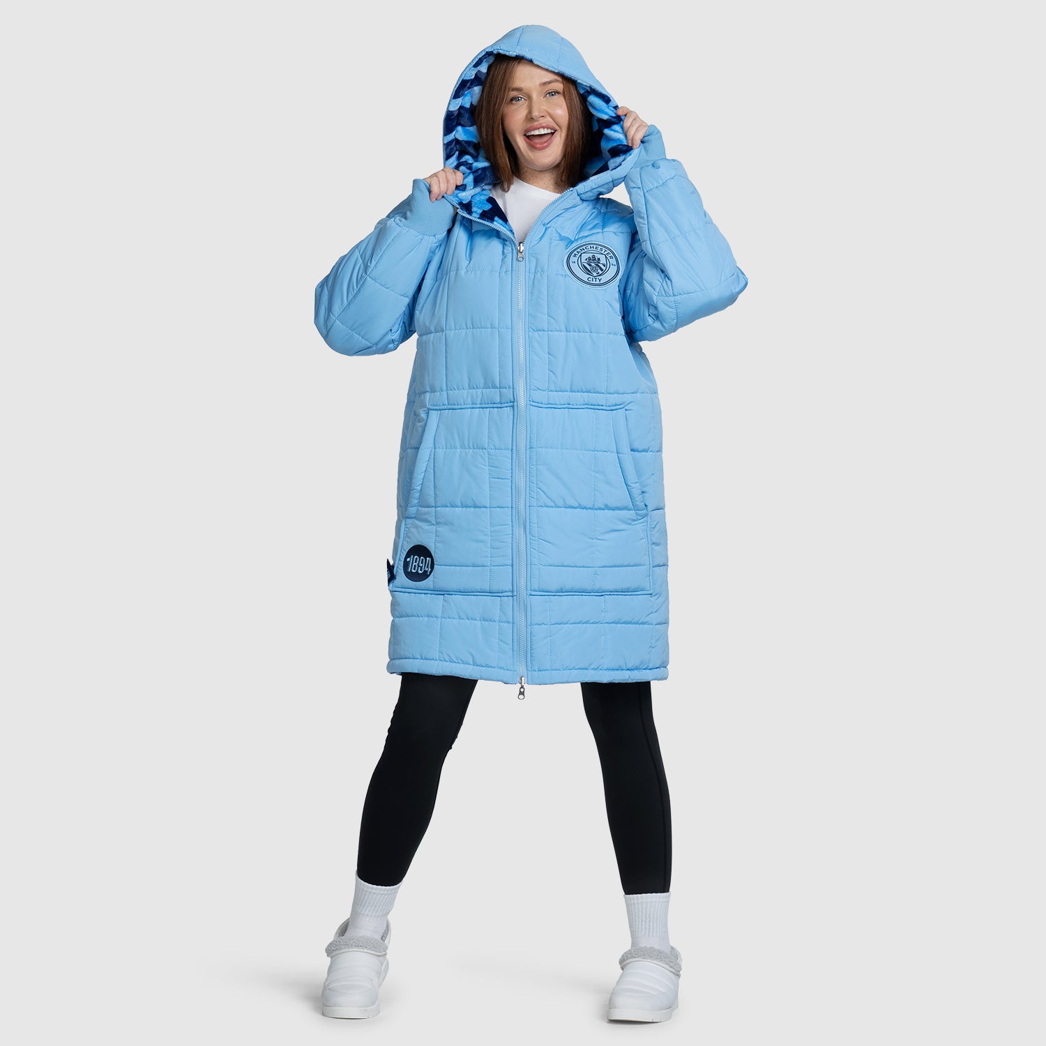 Manchester City Zip Through Outdoor Jacket Licensed – The Oodie USA