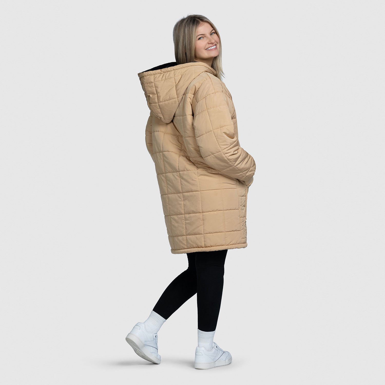 Camel/Black Outdoor Jacket – The Oodie USA Camel/Black Outdoor Jacket – The Oodie USA