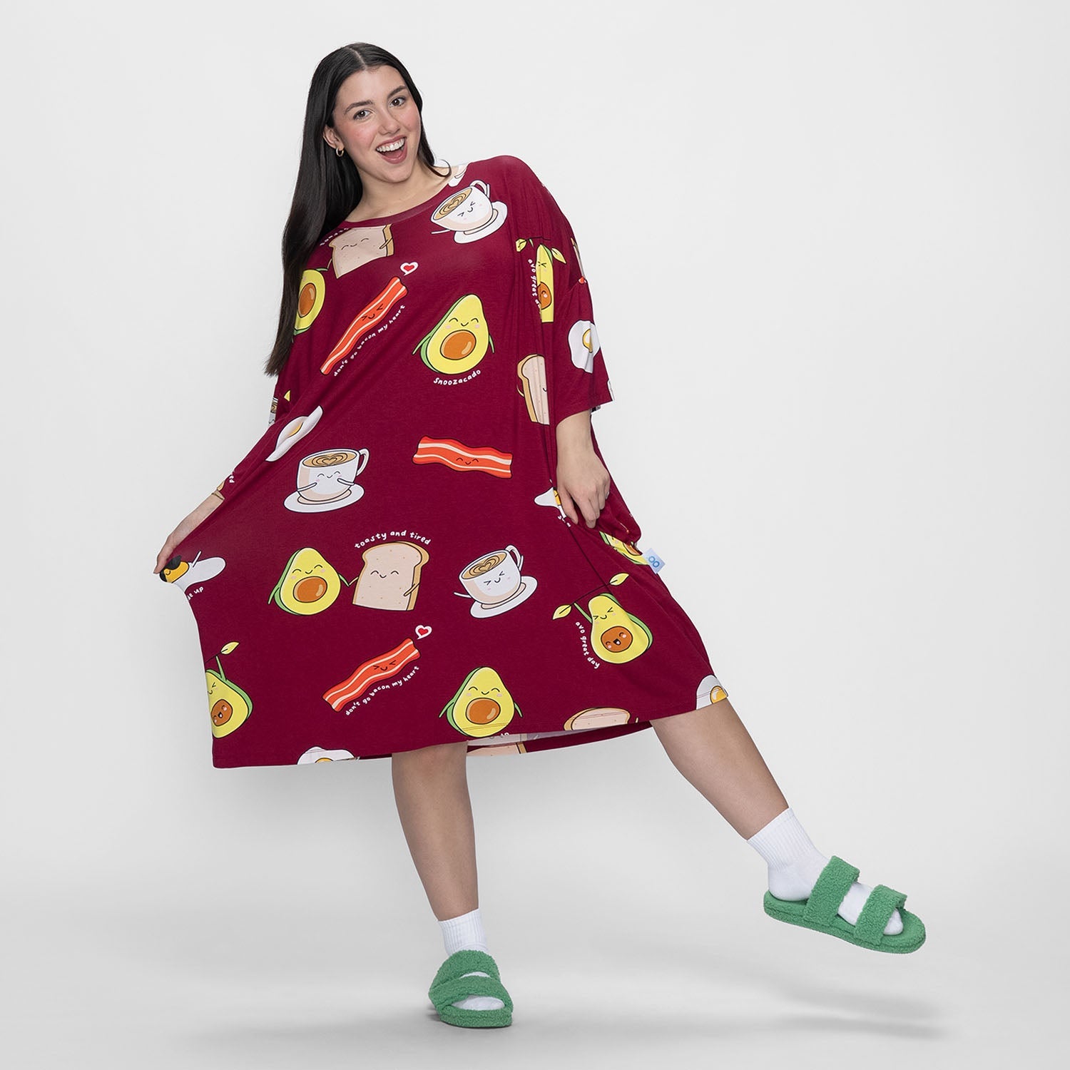 size: Sharnaya is 5′4” wearing a size OSFM