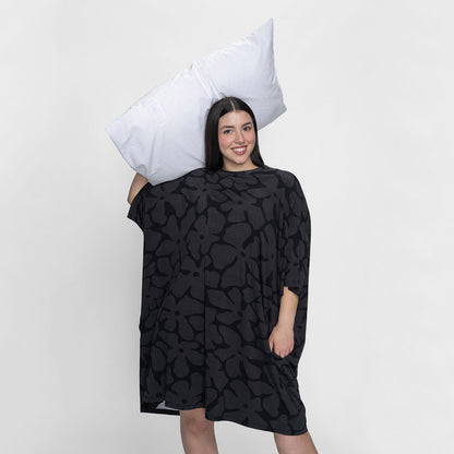 size: Sharnaya is 5′4” wearing a size OSFM