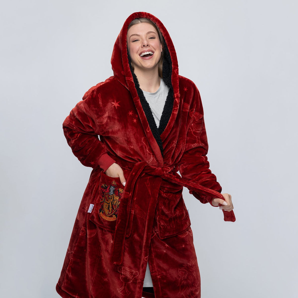 Harry Potter Gryffindor Sherpa Robe Licensed – The Oodie USA
