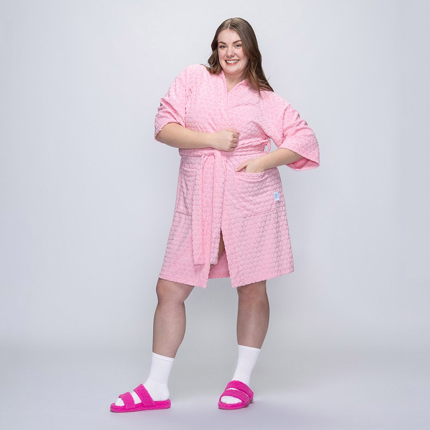 size: Tayla is 5’7” wearing a size  L/XL