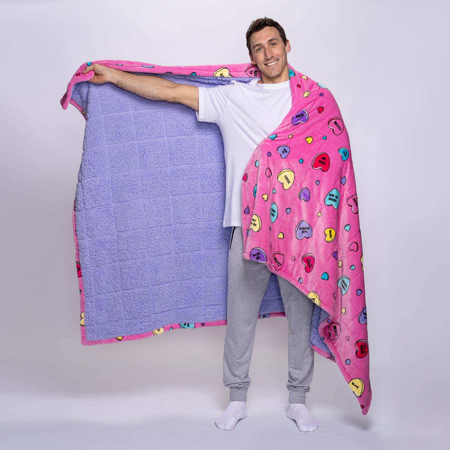 Love Candy Sherpa Blanket – The Oodie USA