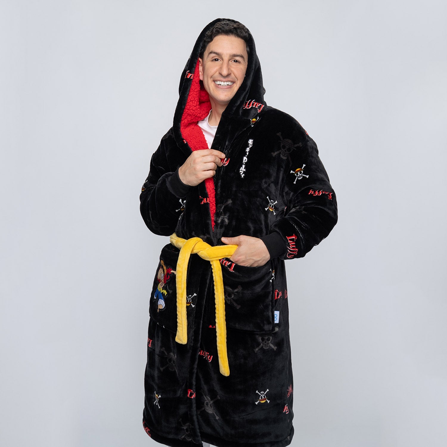 One Piece Luffy Sherpa Robe Licensed – The Oodie USA