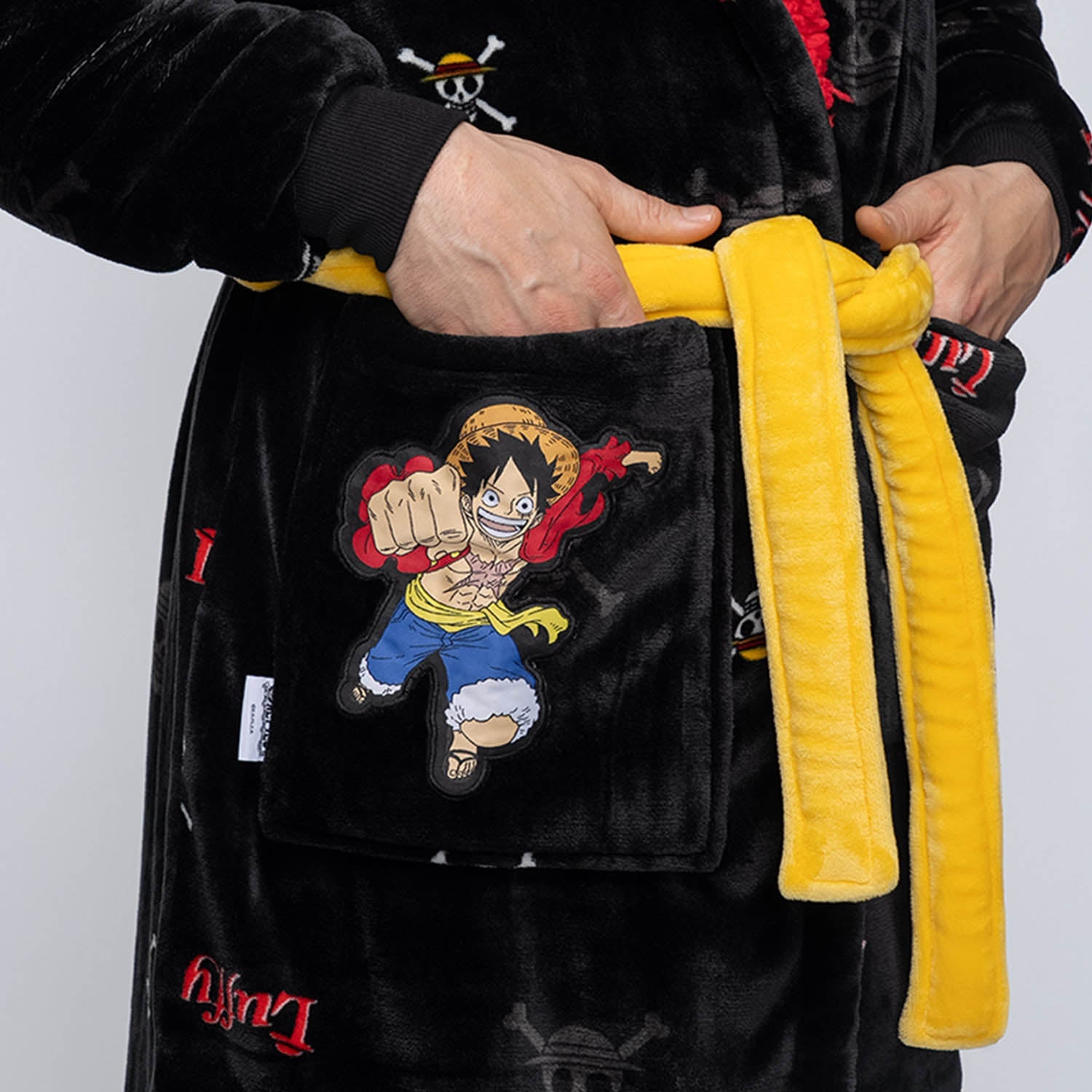 One Piece Luffy Sherpa Robe Licensed – The Oodie USA