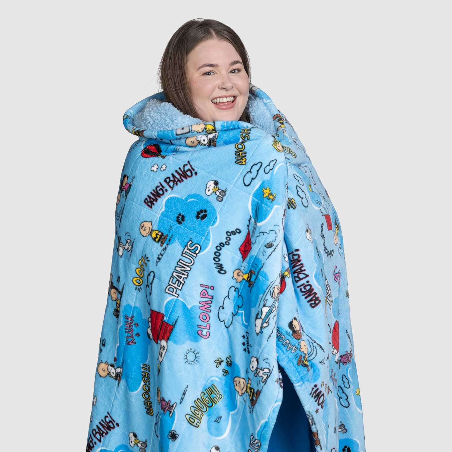 The Oodie Peanuts Blanket