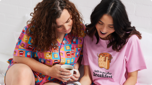 Breakfast Pijamas Buddies Breakfast Buddies Top – The Oodie USA