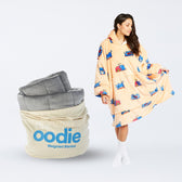 Oodie Grey Weighted Blanket Bundle