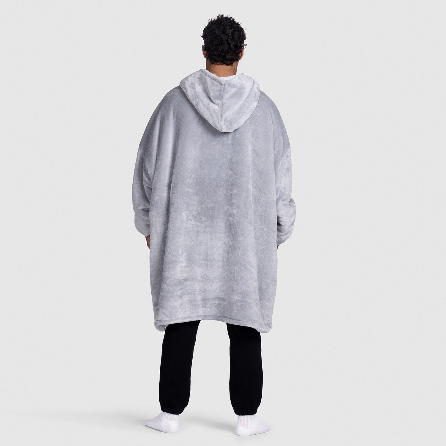 Light Grey Oodie Wearable Hooded Blanket The Oodie USA