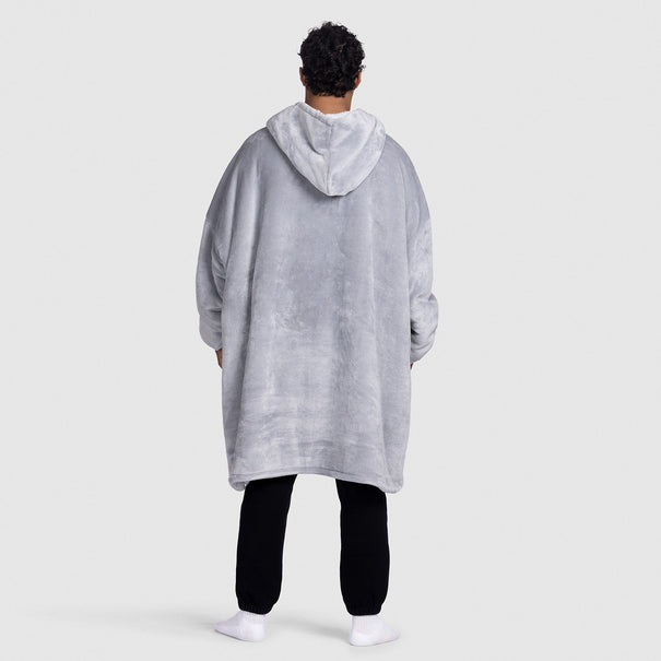 Grey Blanket Hooded, Blanket Hooded