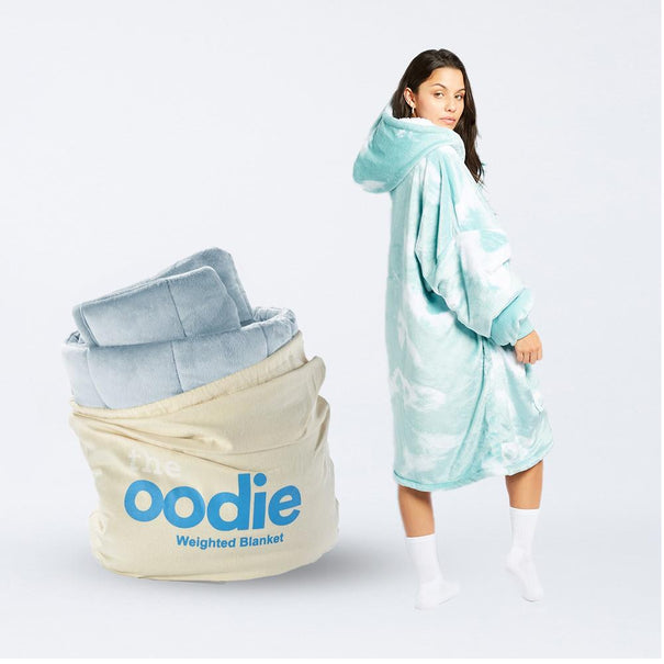 Blue Oodie Weighted Blanket – The Oodie UK